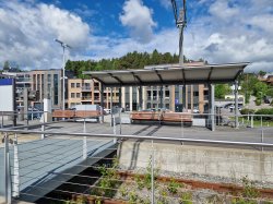 Leskur ved Fetsund stasjon