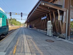 Rampe ved Eidsvoll stasjon