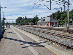 Strømmen stasjon, fra spor 3
